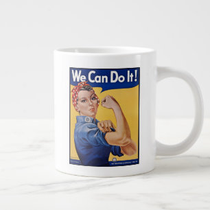 Taza De Café Gigante Rosie la Remachadora: Mujeres Fuertes Empoderamien