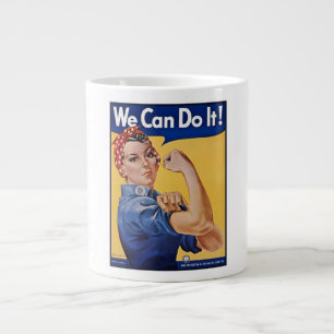Taza De Café Gigante Rosie la Remachadora: Mujeres Fuertes Empoderamien
