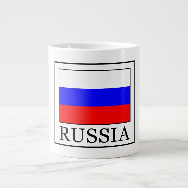 Taza De Café Gigante Rusia (Frente)