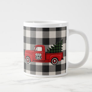 Taza De Café Gigante Ruta 66 de Cocoa en Granja Acogedora en Navidad Ma