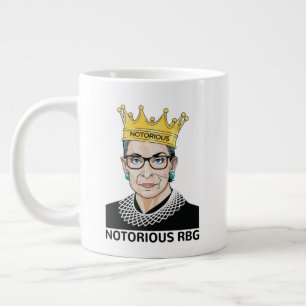 Taza De Café Gigante Ruth Bader Ginsburg Mug, célebre RBG