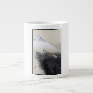 Taza De Café Gigante Ryu Shoten: Dragón Ascendente sobre Fuji, Japón