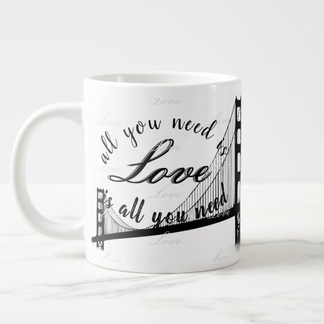 Taza De Café Gigante S.F Amor  (Izquierda)