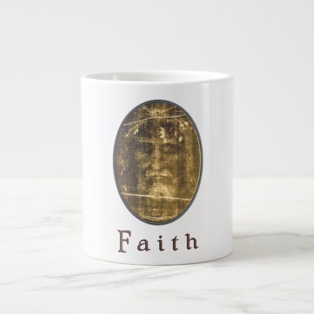 Taza De Café Gigante Sábana de Turín (Frente)