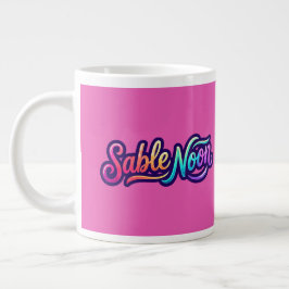 Taza De Café Gigante Sable Noon - Logotipo Básico