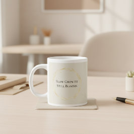 Taza De Café Gigante Sage & Gold Mindful Coffee Mug