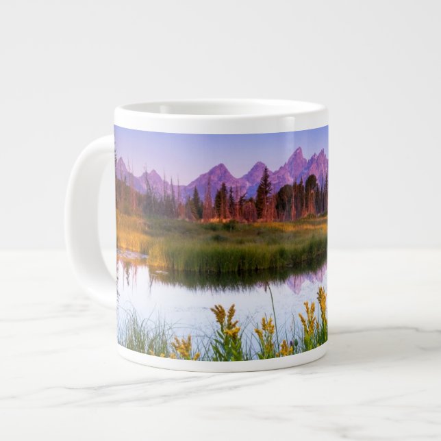 Taza De Café Gigante Salida del sol de Teton (Izquierda)