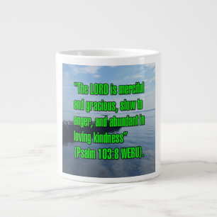 Taza De Café Gigante Salmo 103:8 WEBU Mug