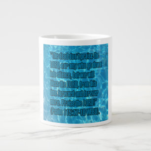Taza De Café Gigante Salmo 115:17-18 WEBU Mug