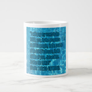 Taza De Café Gigante Salmo 116:18-19 WEBU Mug