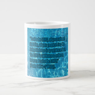 Taza De Café Gigante Salmo 117:1-2 WEBU Mug