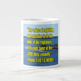 Taza De Café Gigante Salmo 118:15 WEBU Mug