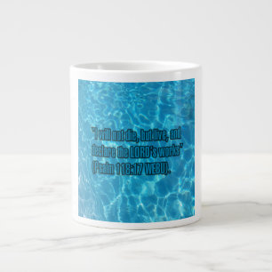 Taza De Café Gigante Salmo 118:17 WEBU Mug