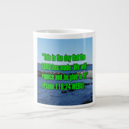 Taza De Café Gigante Salmo 118:24 WEBU Mug