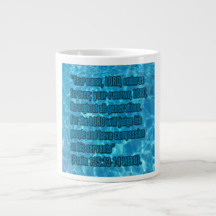 Taza De Café Gigante Salmo 135:13-14 WEBU Mug