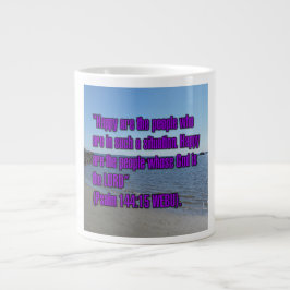 Taza De Café Gigante Salmo 144:15 WEBU Mug