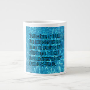 Taza De Café Gigante Salmo 145:1-2 WEBU Mug