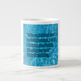 Taza De Café Gigante Salmo 17:15 WEBU Mug