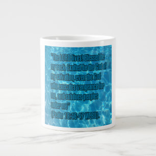 Taza De Café Gigante Salmo 18:46-47 WEBU Mug