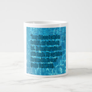 Taza De Café Gigante Salmo 18:6 WEBU Mug