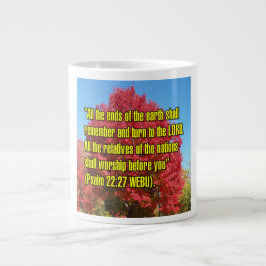 Taza De Café Gigante Salmo 22:27 WEBU Mug