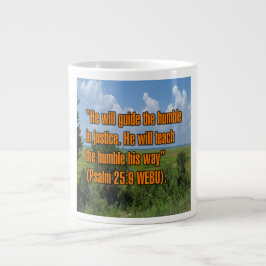 Taza De Café Gigante Salmo 25:9 WEBU Mug