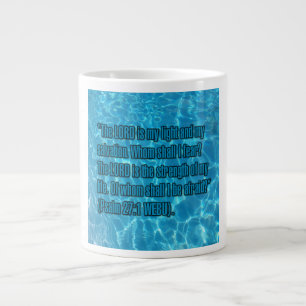 Taza De Café Gigante Salmo 27:1 WEBU Mug