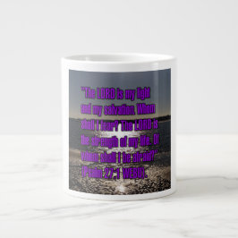 Taza De Café Gigante Salmo 27:1 WEBU Mug