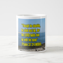 Taza De Café Gigante Salmo 37:24 WEBU Mug