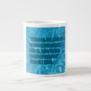 Taza De Café Gigante Salmo 43:1 WEBU Mug