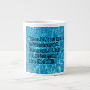 Taza De Café Gigante Salmo 54:1-2 WEBU Mug