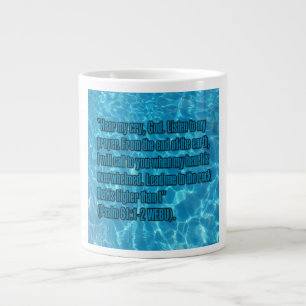 Taza De Café Gigante Salmo 61:1-2 WEBU Mug
