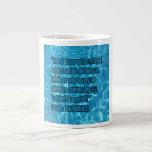 Taza De Café Gigante Salmo 70:4 WEBU Mug
