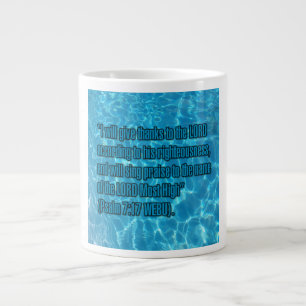 Taza De Café Gigante Salmo 7:17 WEBU Mug