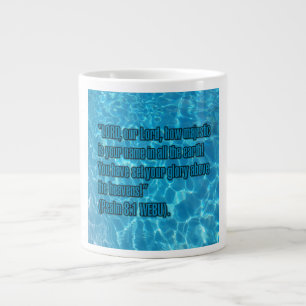 Taza De Café Gigante Salmo 8:1 WEBU Mug