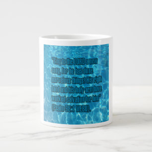 Taza De Café Gigante Salmo 98:1 WEBU Mug