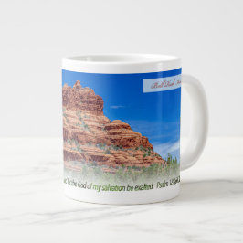 Taza De Café Gigante Salmo de Bell Rock 18:46 KJV