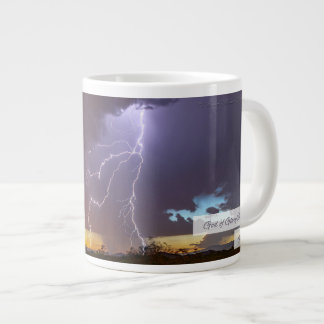 Taza De Café Gigante Salmo de Dios de Gloria 105:39 KJV
