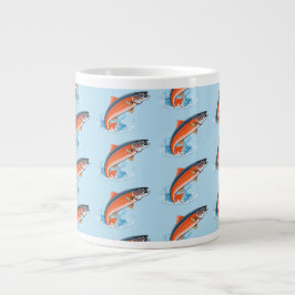 Taza De Café Gigante Salmon fish