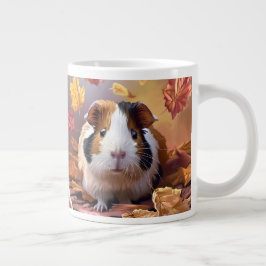 Taza De Café Gigante Saltos de cerdo y otoño de Guinea