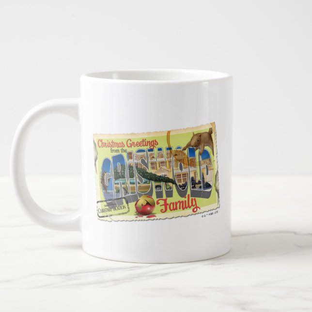 Taza De Café Gigante Saludos navideños de la familia Griswold (Izquierda)