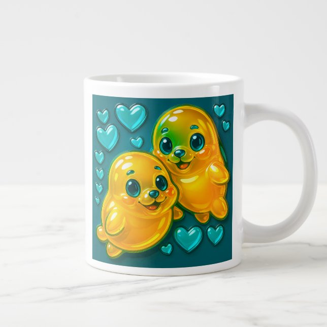 Taza De Café Gigante Salut les phoques (Derecha)