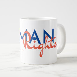 Taza De Café Gigante Salvamento de los derechos humanos