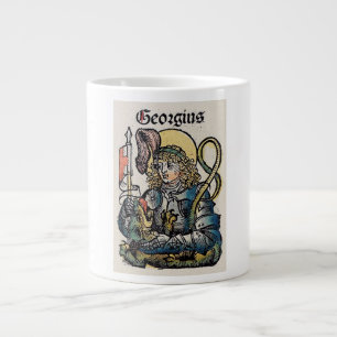 Taza De Café Gigante San Jorge de la Crónica de Núremberg