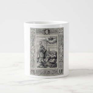 Taza De Café Gigante San Valentín de Roma Grabado Arte Premium