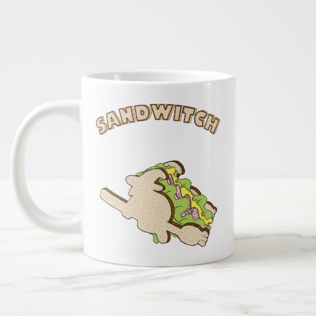 Taza De Café Gigante Sandwitch (Izquierda)