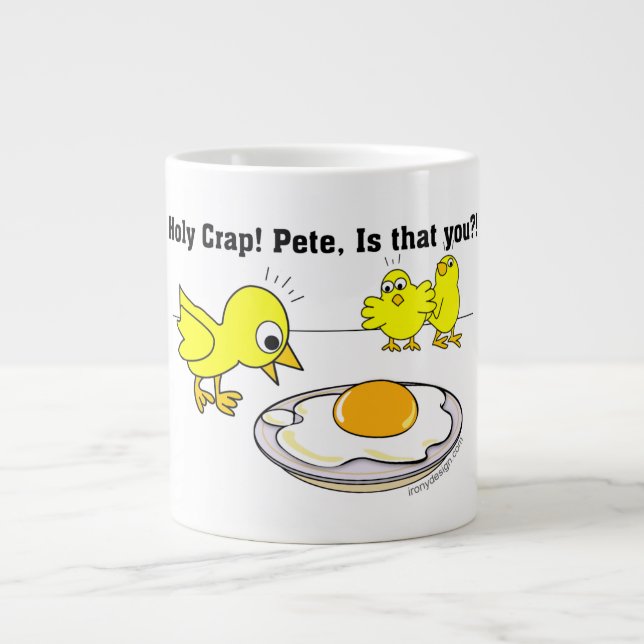 Taza De Café Gigante ¡Santo Grito! Pete, ¿eres tú? (Frente)