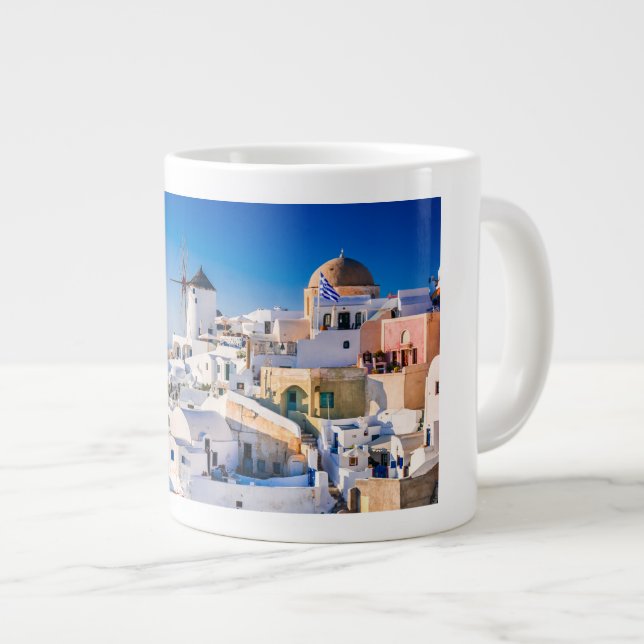 Taza De Café Gigante Santorini (Derecha)