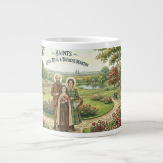 Taza De Café Gigante Santos Luis, Zelie y Therese Martin
