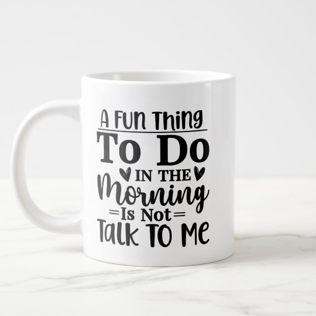 Taza De Café Gigante Sarcasm Coffee Mug (Izquierda)